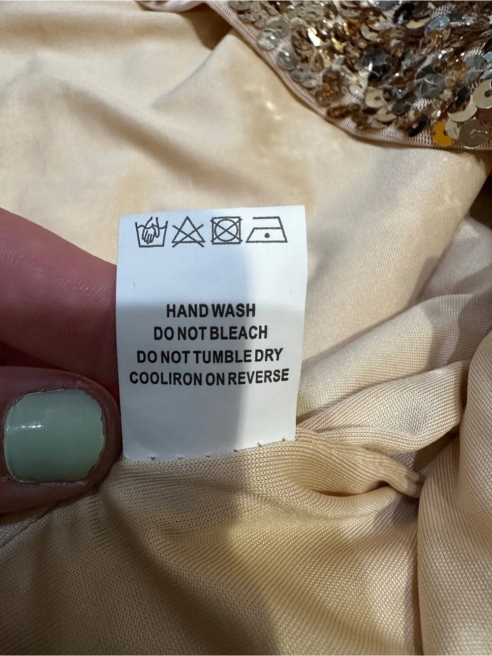 Gold Sequin Mini Skirt Festival Resort Vacation Beach Club Party Glam M - Picture 9 of 9